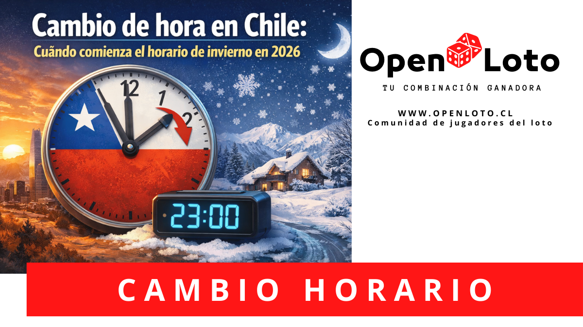 Cambio de hora en Chile 2026: cuándo termina el horario de verano